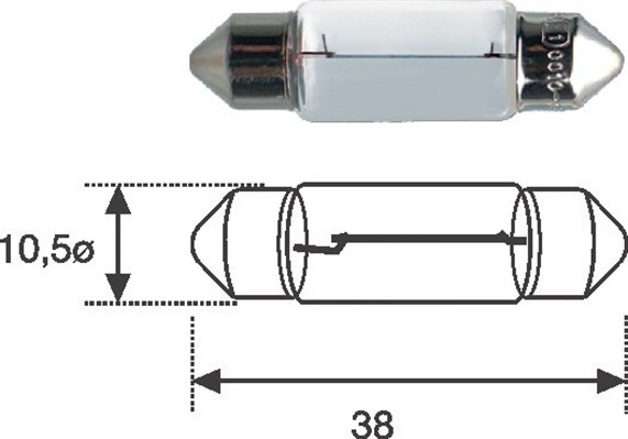 MAGNETI MARELLI Izzó, szofita C10W12_MM